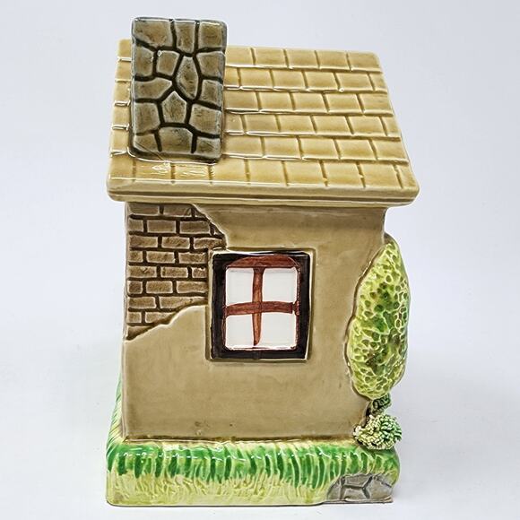Gristmill Waterwheel Glazed Ceramic Musicbox Tabletop Works Great Wheel Turns - Picture 5 of 7
